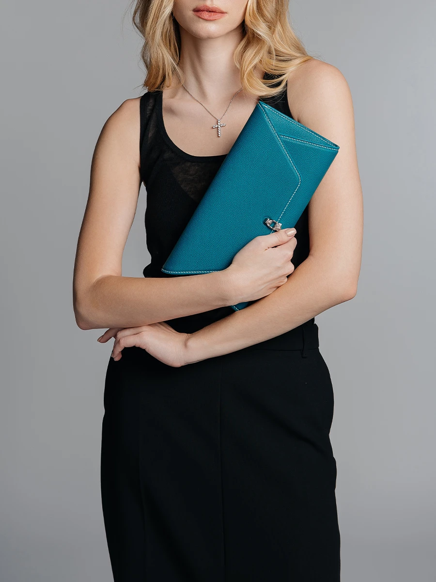 Клатч KONVERT L кожаный