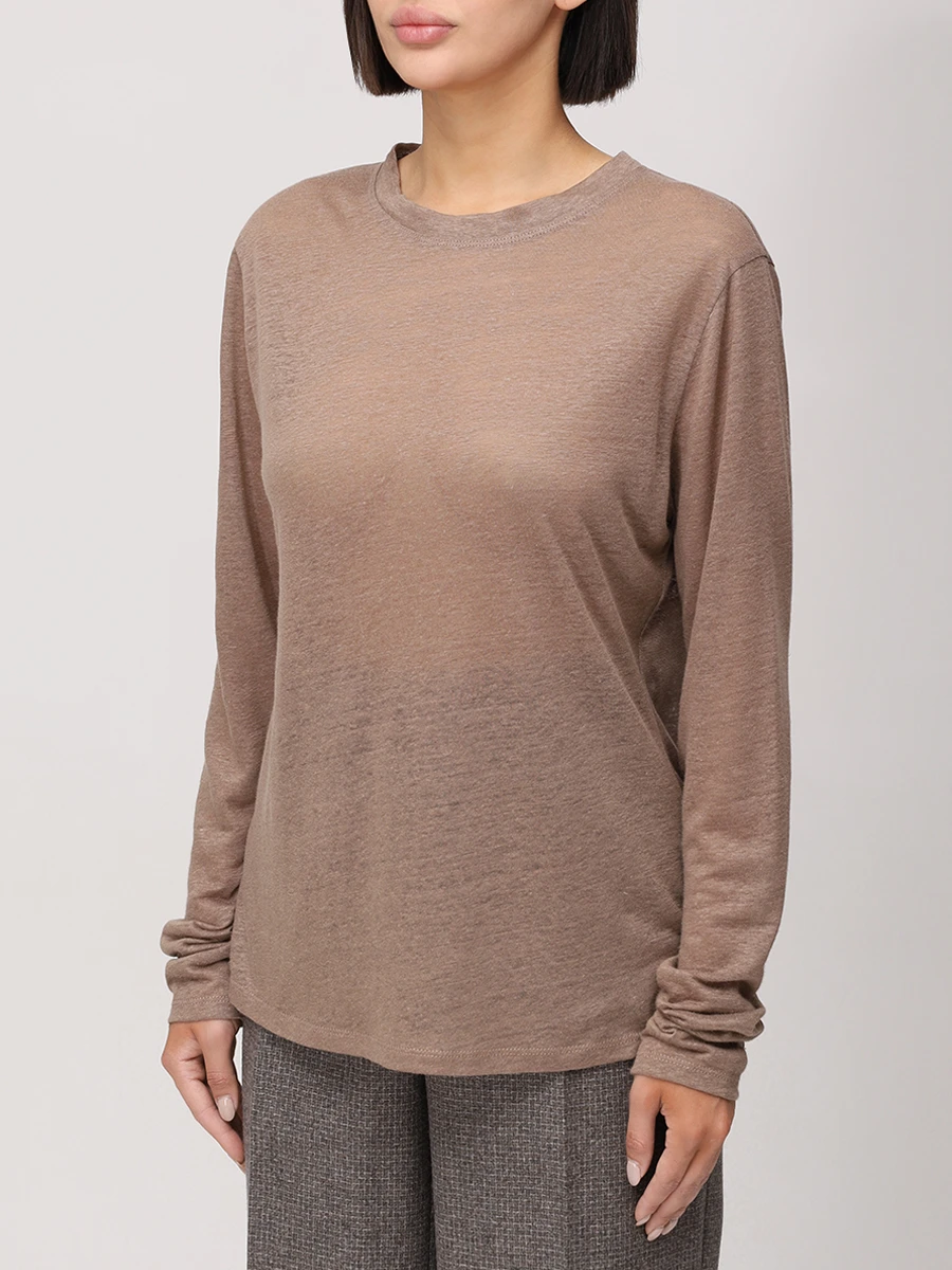 Лонгслив льняной