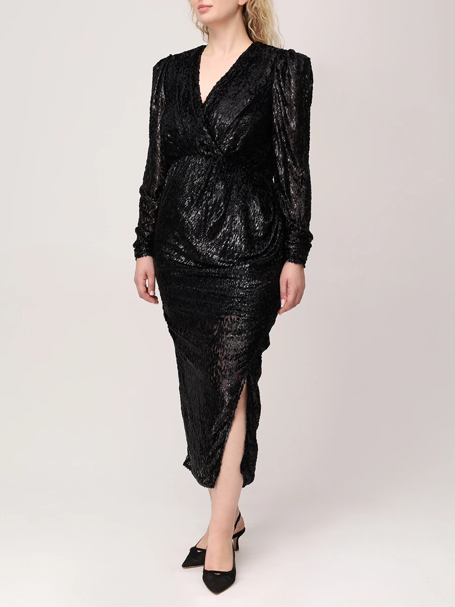 Платье с люрексом