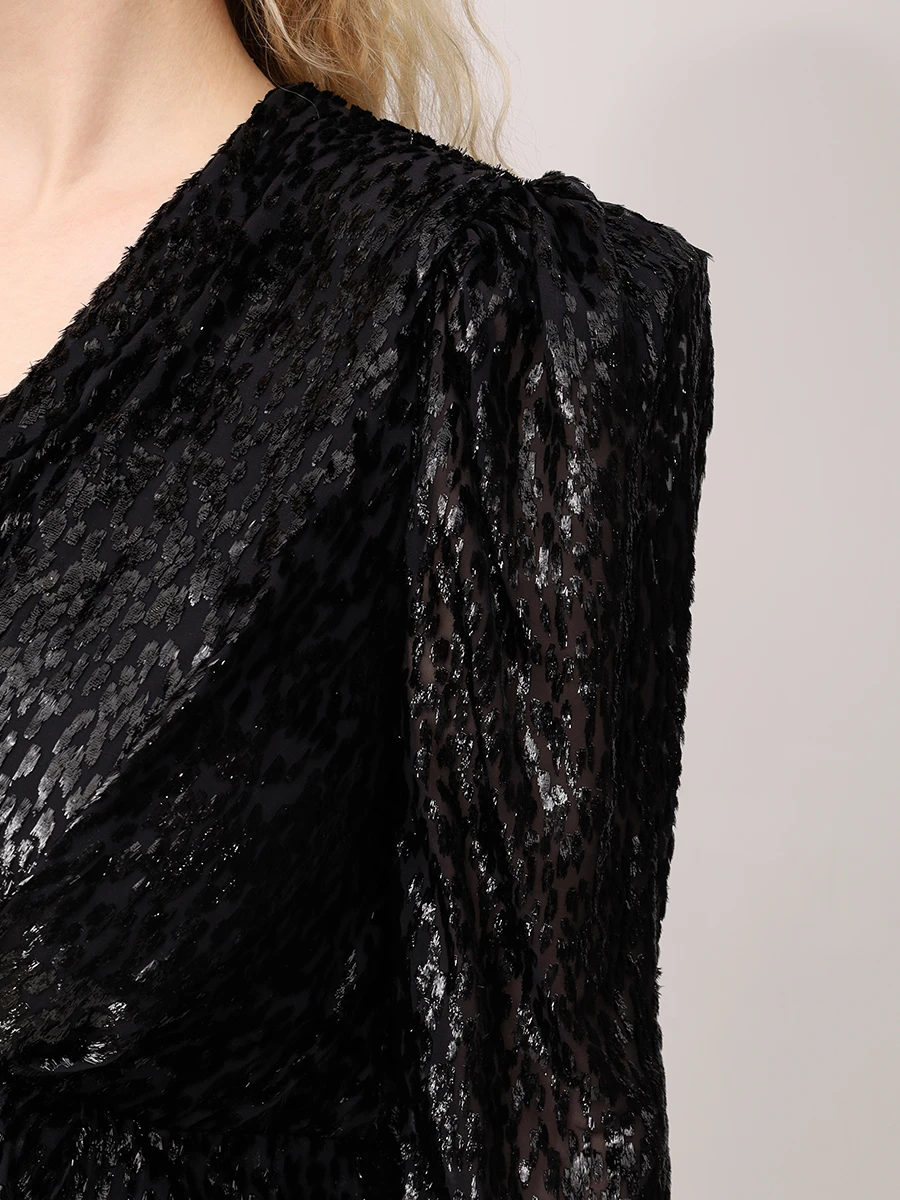 Платье с люрексом