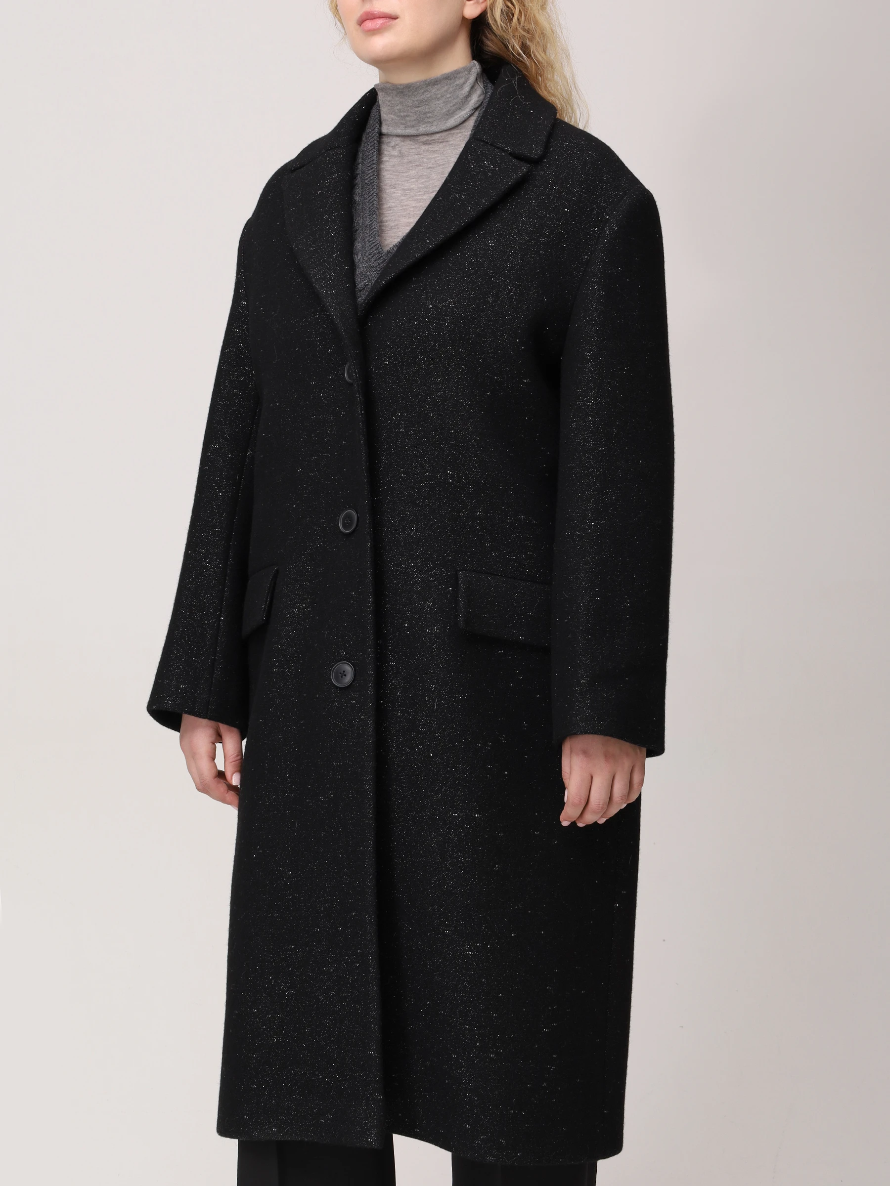 Пальто шерстяное