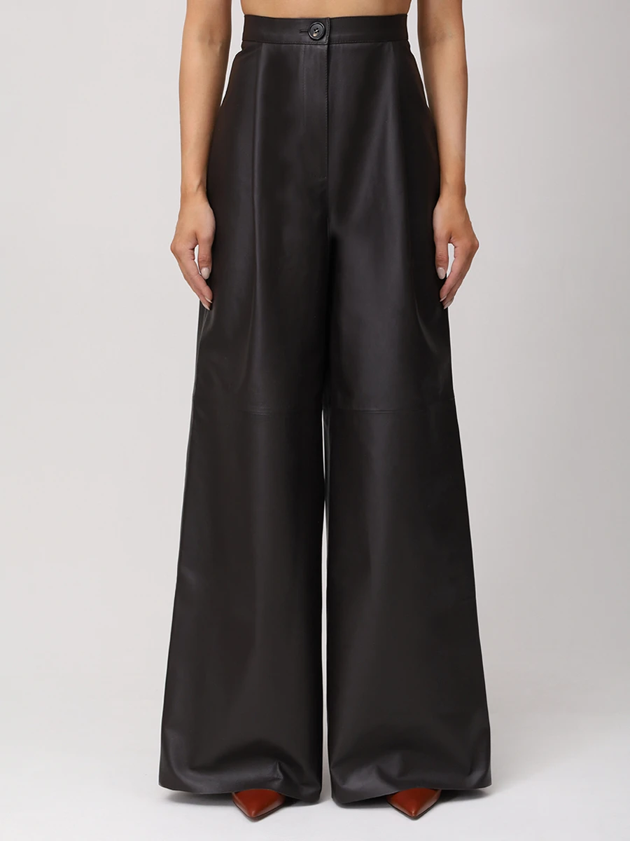 Брюки кожаные