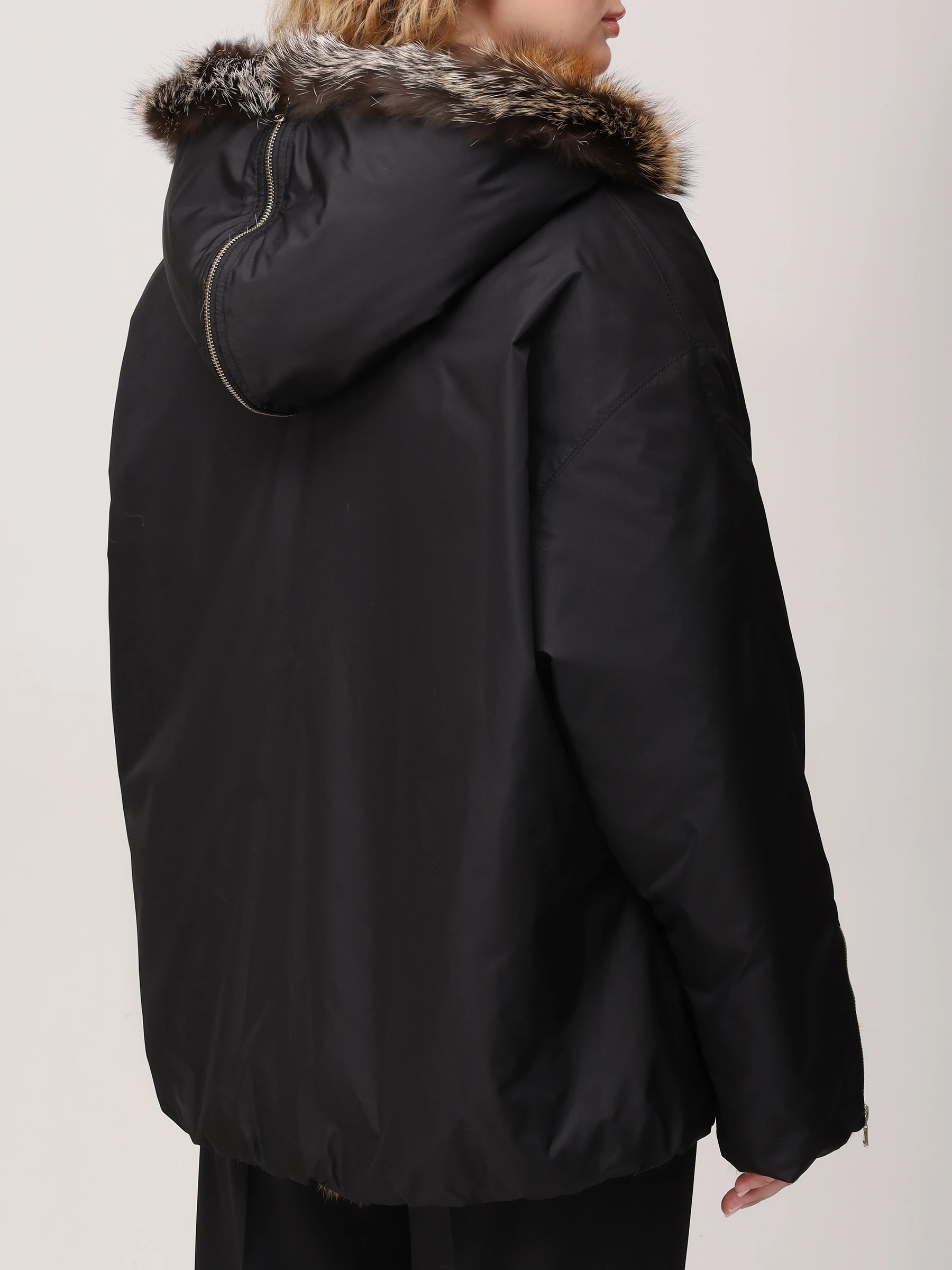 Куртка с натуральным мехом