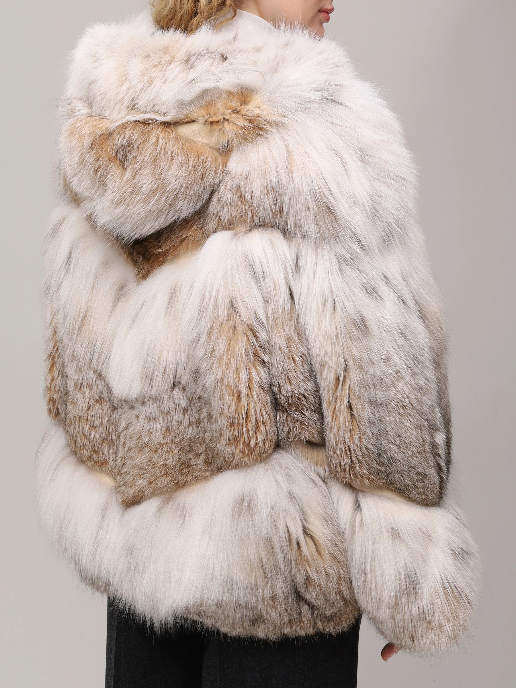 Куртка Ри с мехом рыси