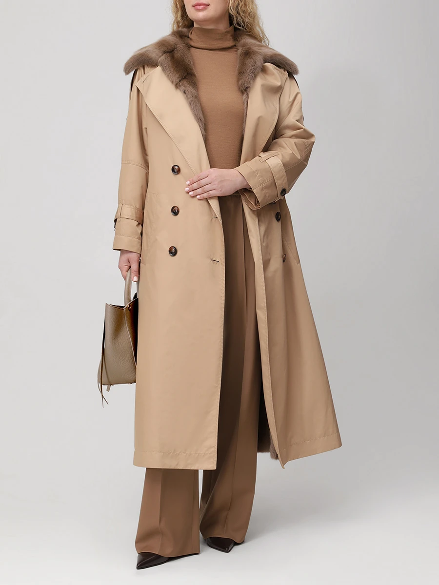 Тренч шелковый