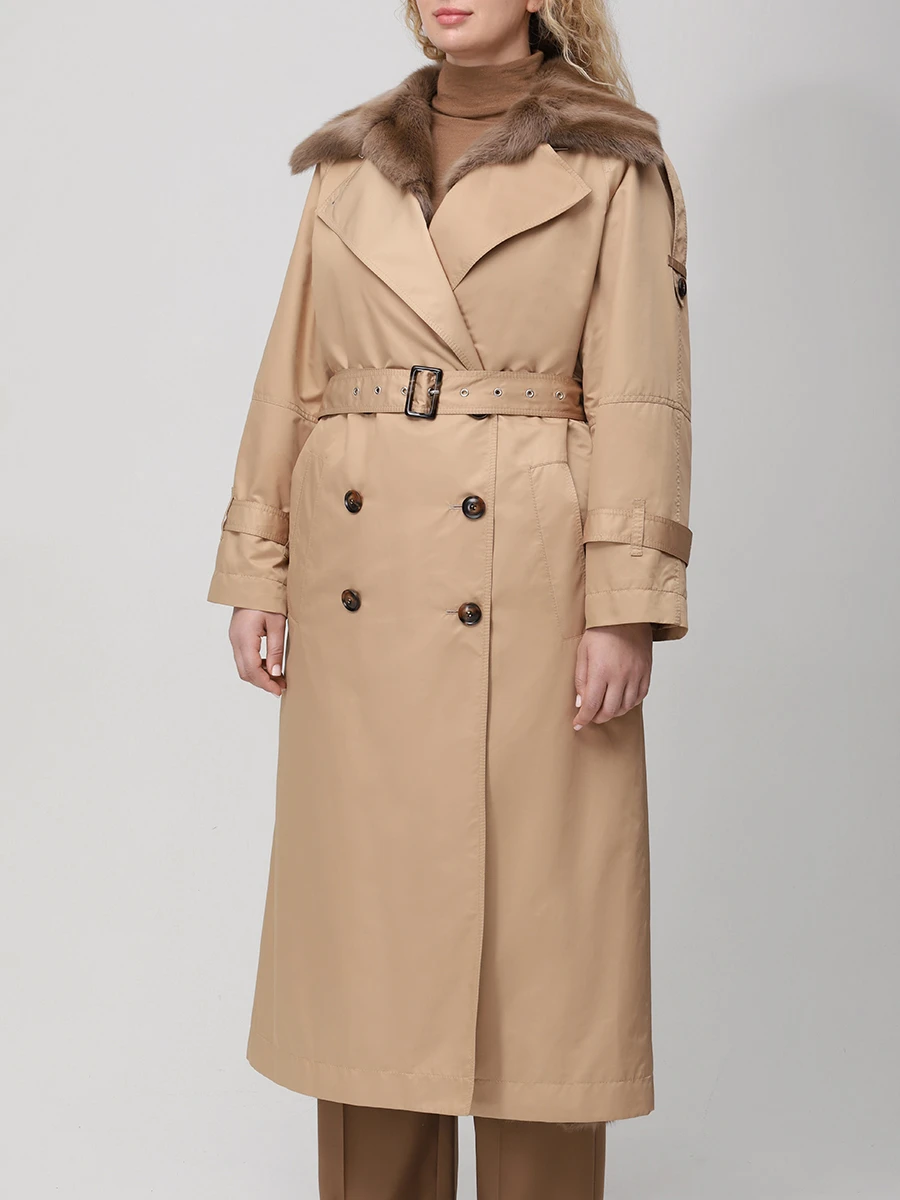 Тренч шелковый