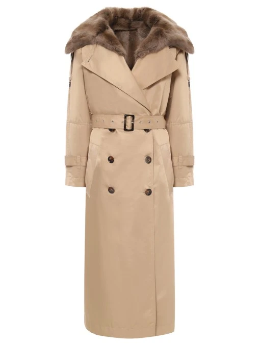 Тренч шелковый LECODE