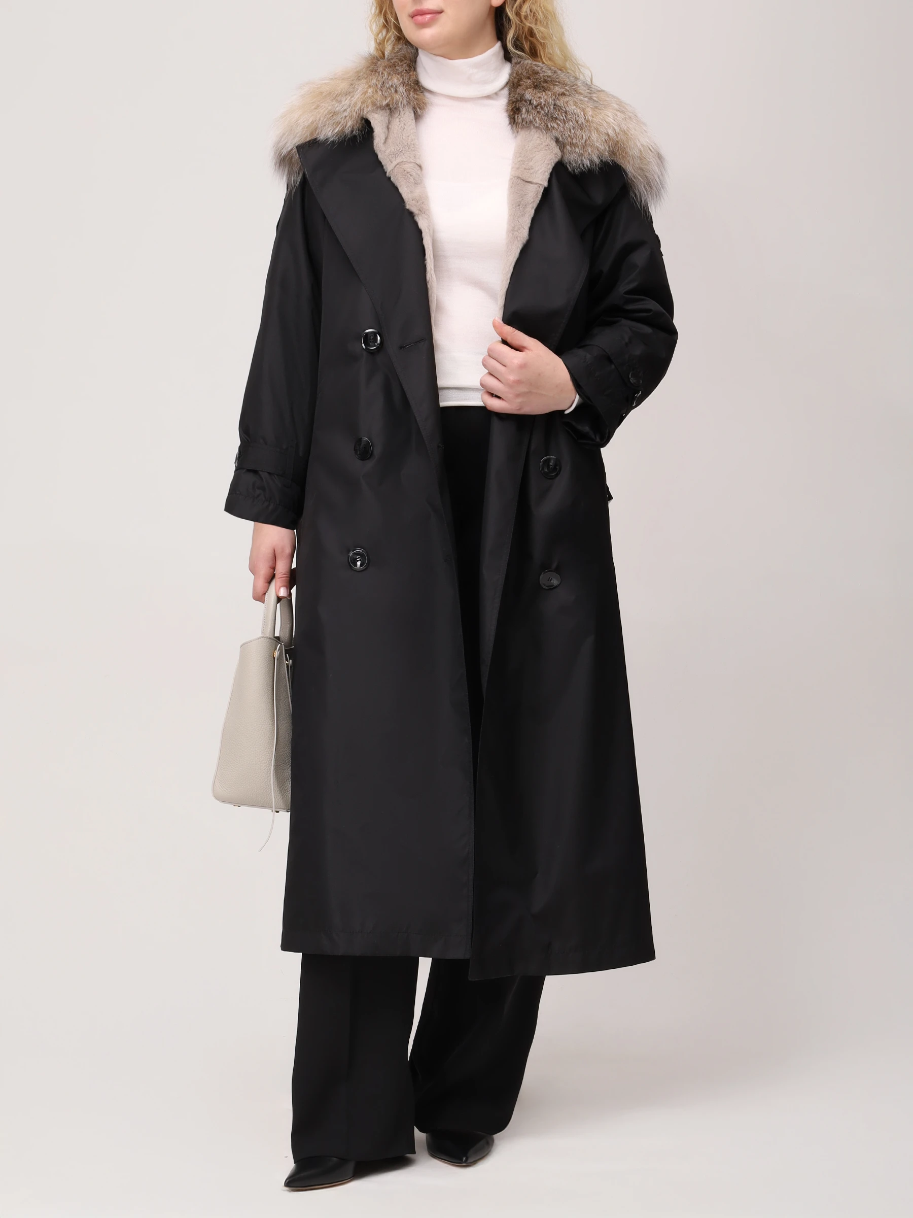 Тренч шелковый