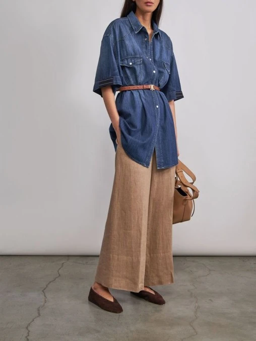 Рубашка джинсовая LORENA ANTONIAZZI