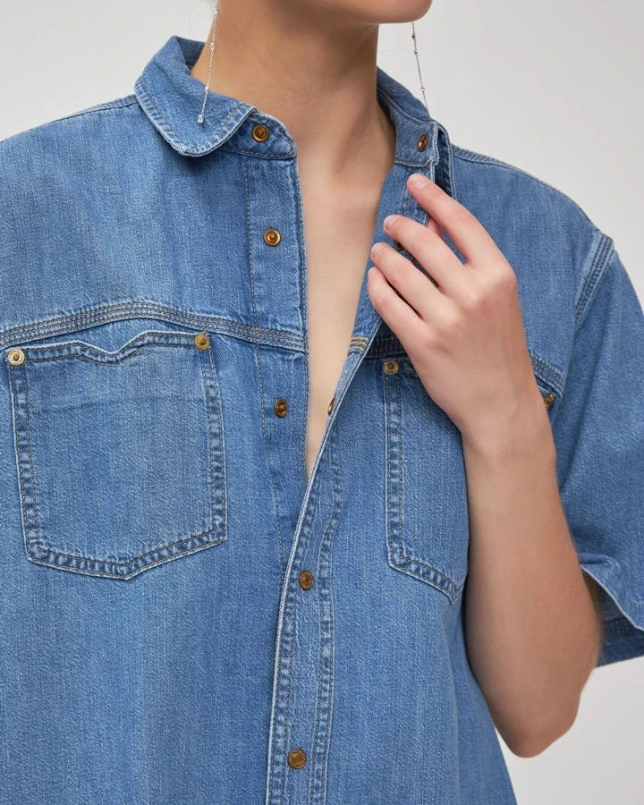 Платье джинсовое