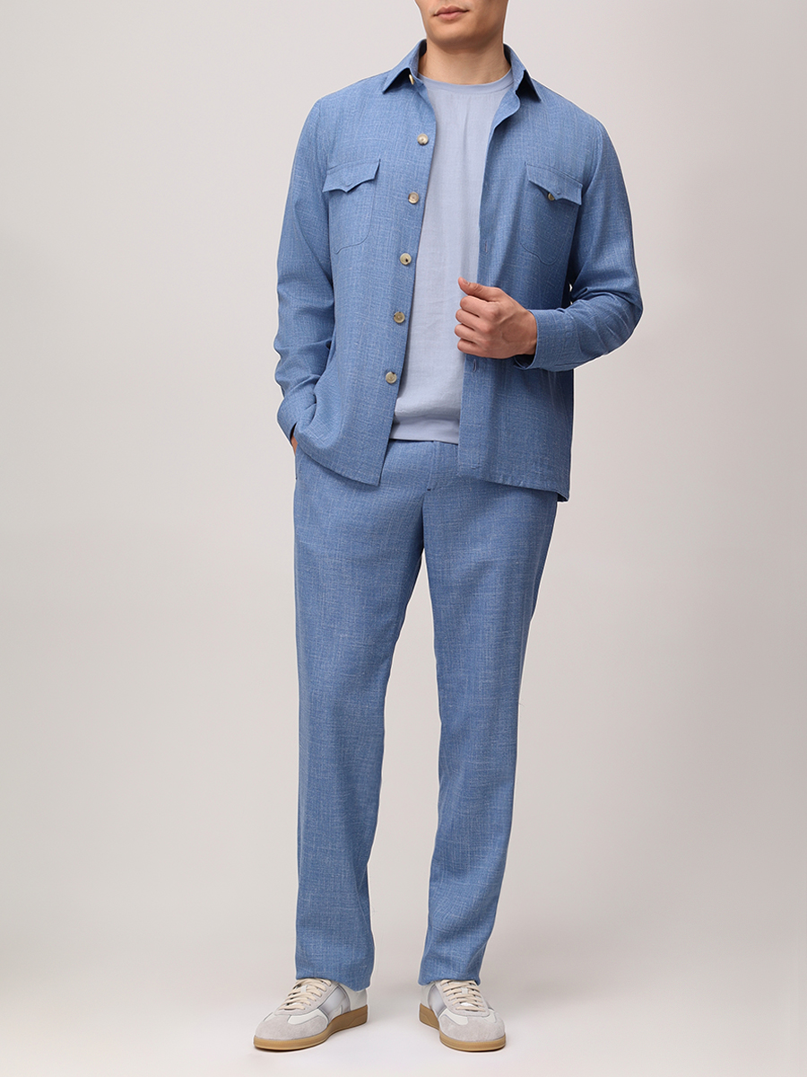 Костюм из шерсти и шелка