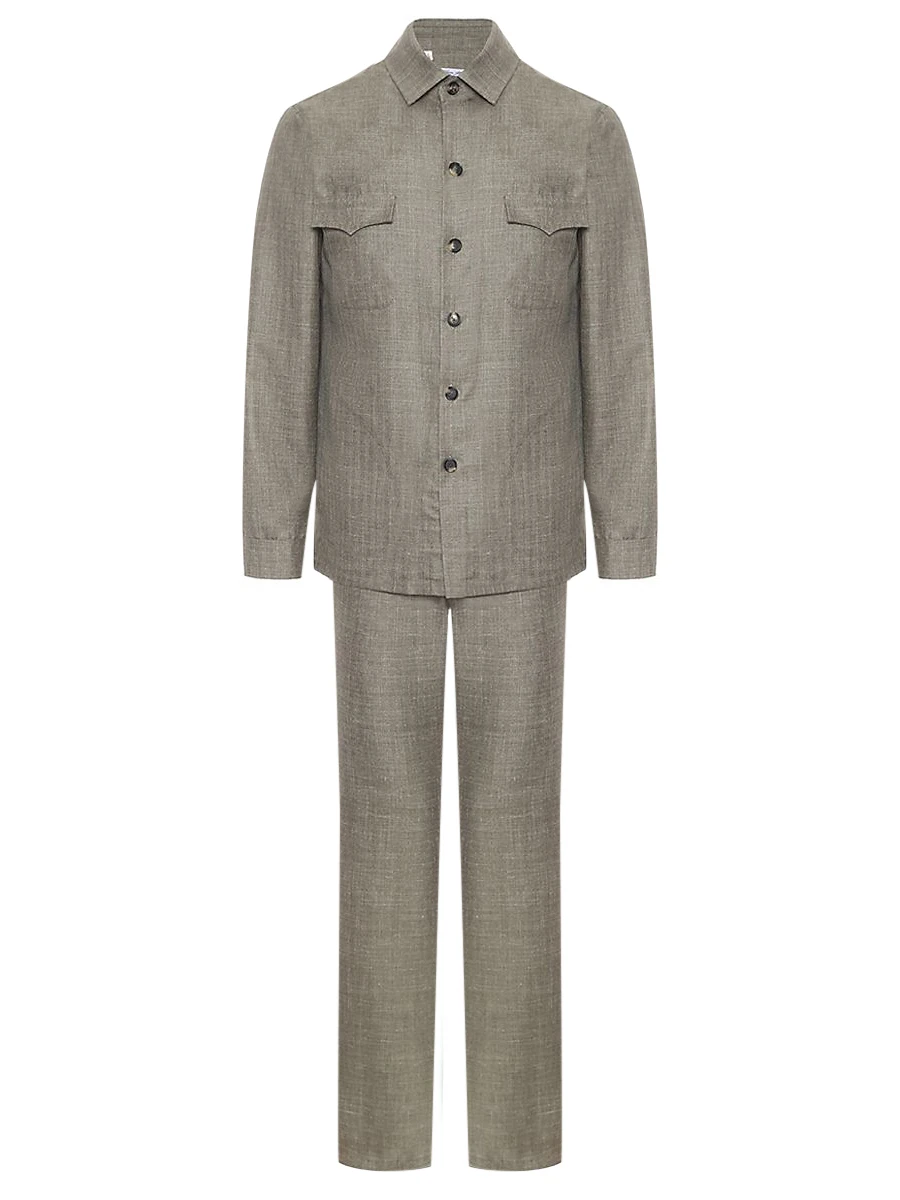 Костюм из шерсти и шелка