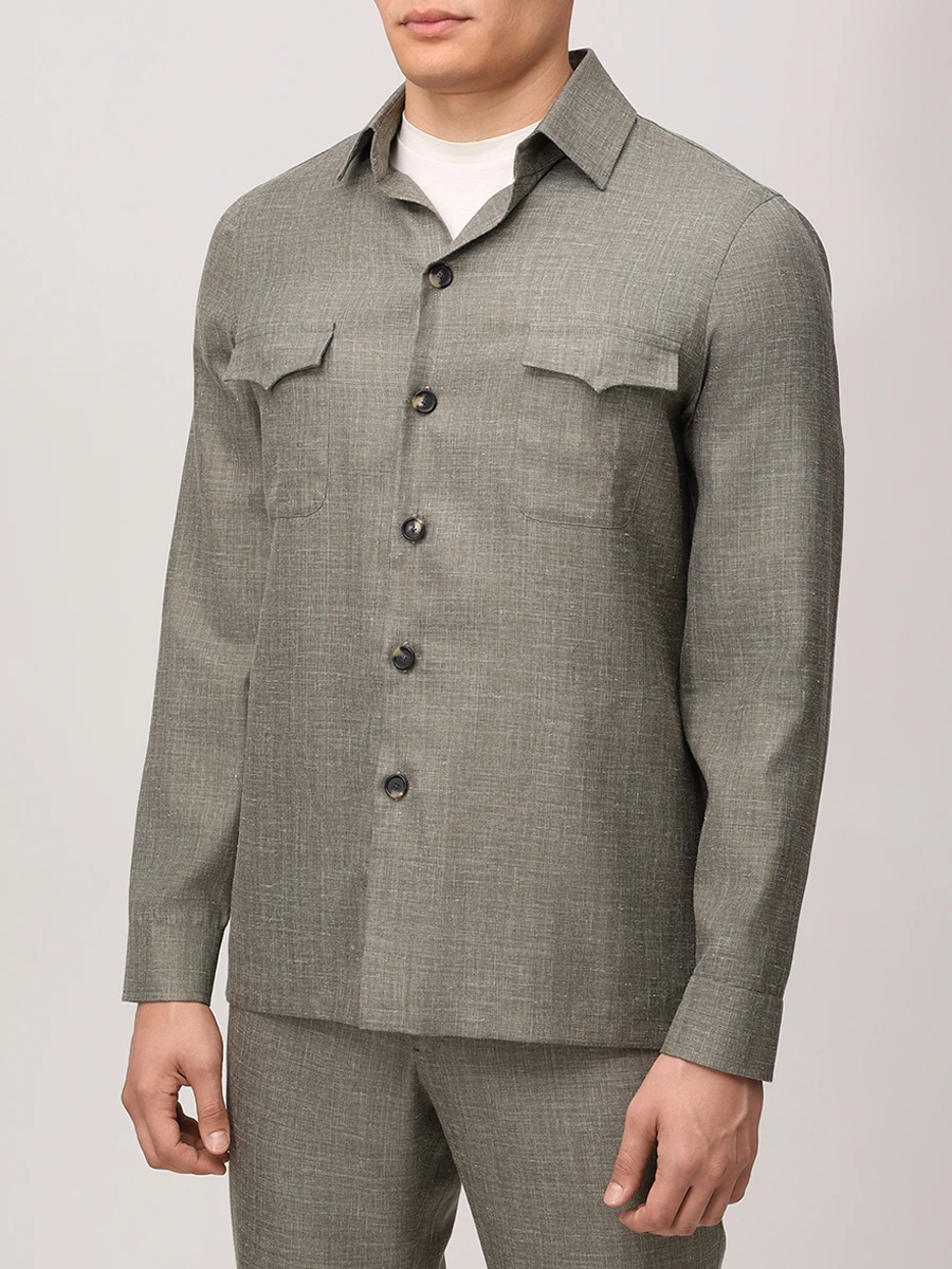 Костюм из шерсти и шелка