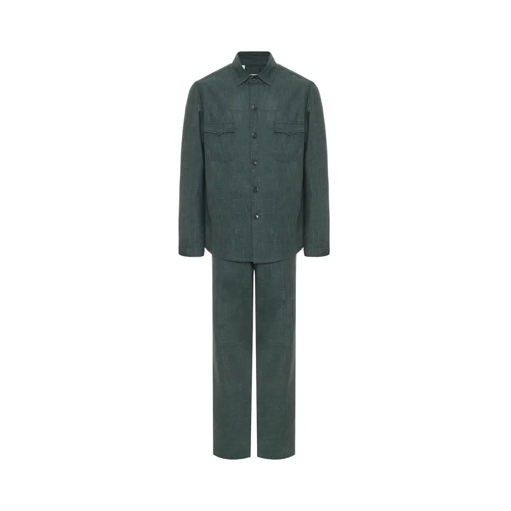 Костюм из шерсти и шелка