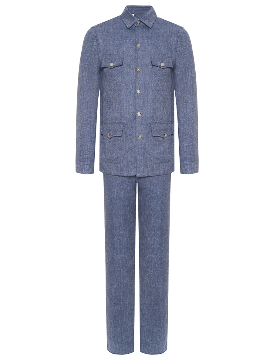 Костюм из шерсти и льна
