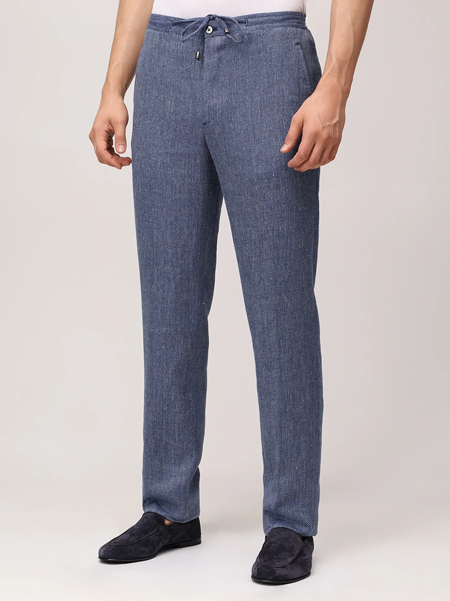 Костюм из шерсти и льна