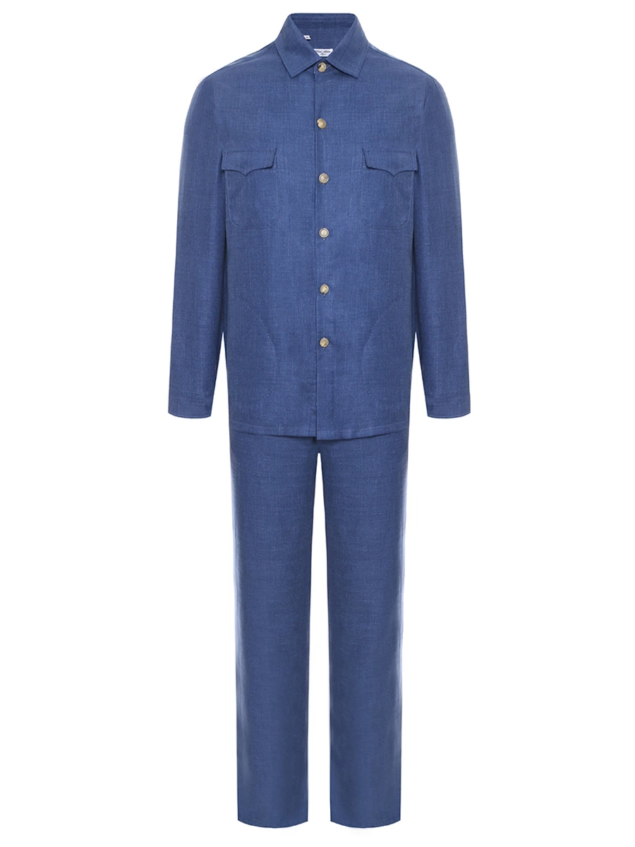 Костюм из шерсти и льна