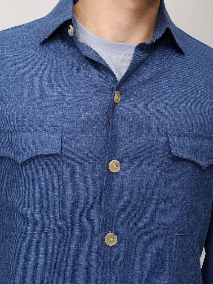 Костюм из шерсти и льна