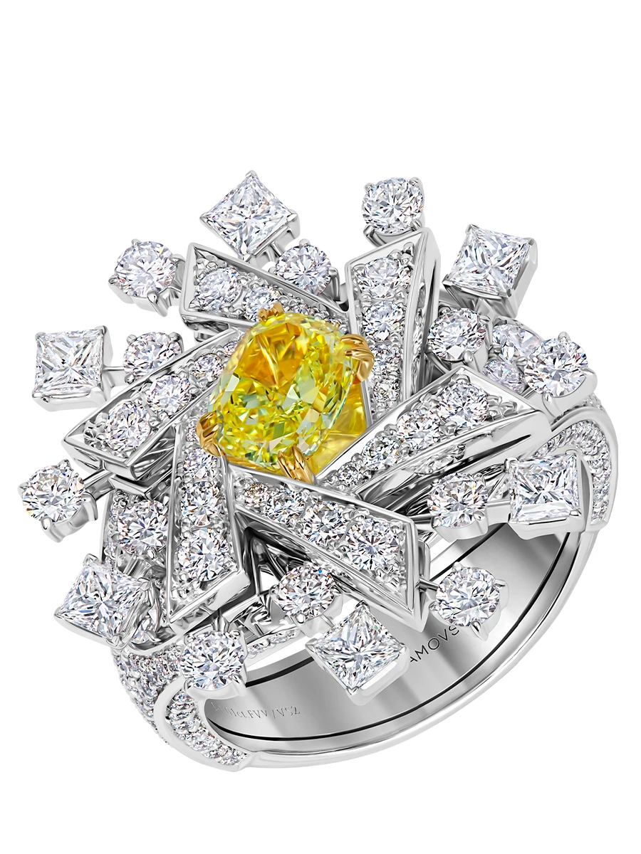 Кольцо с бриллиантами