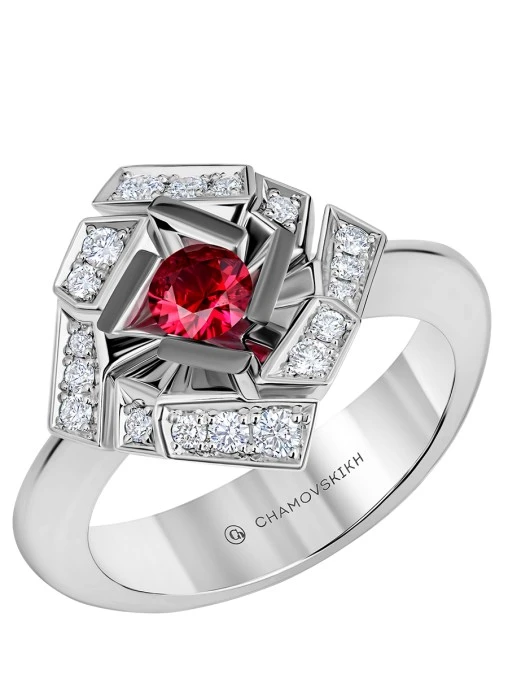 Кольцо с бриллиантами CHAMOVSKIKH JEWELLERY HOUSE