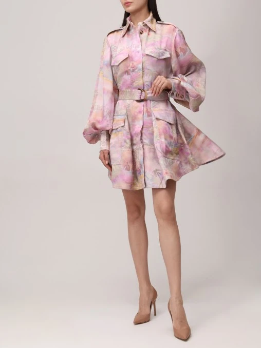 Платье из вискозы ZIMMERMANN