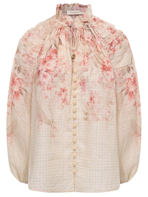 Блуза из рами ZIMMERMANN