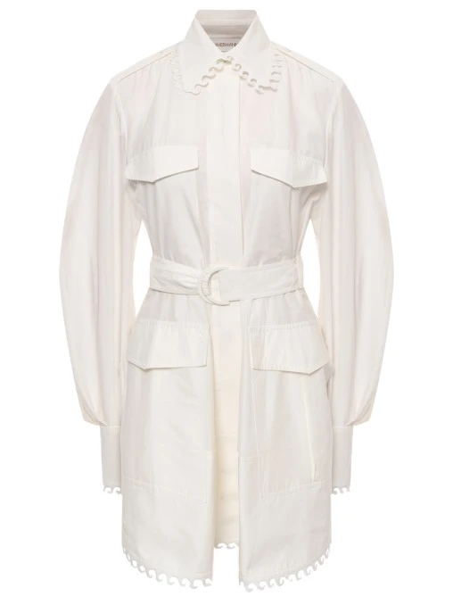 Платье из хлопка и шелка ZIMMERMANN