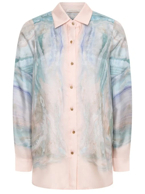 Блуза шелковая ZIMMERMANN