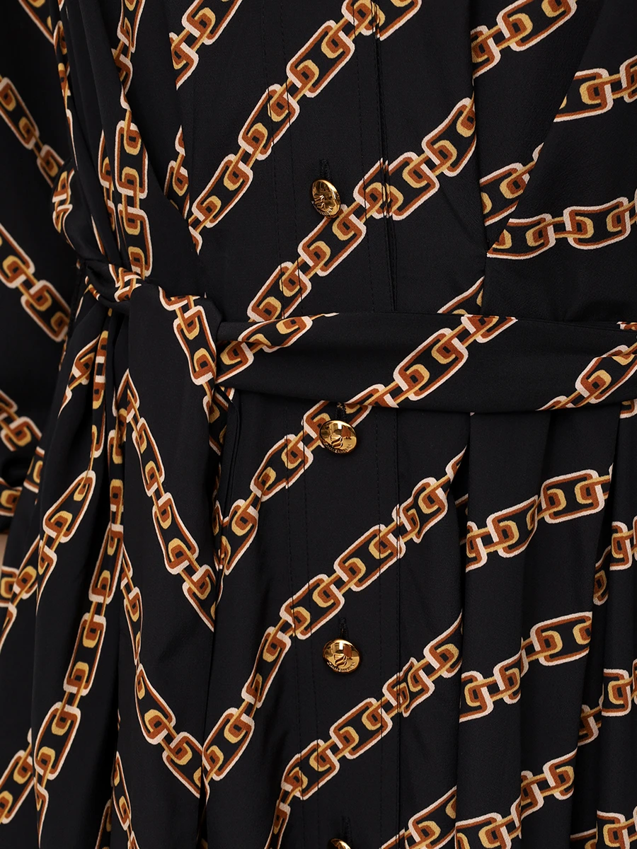 Платье из вискозы и шелка