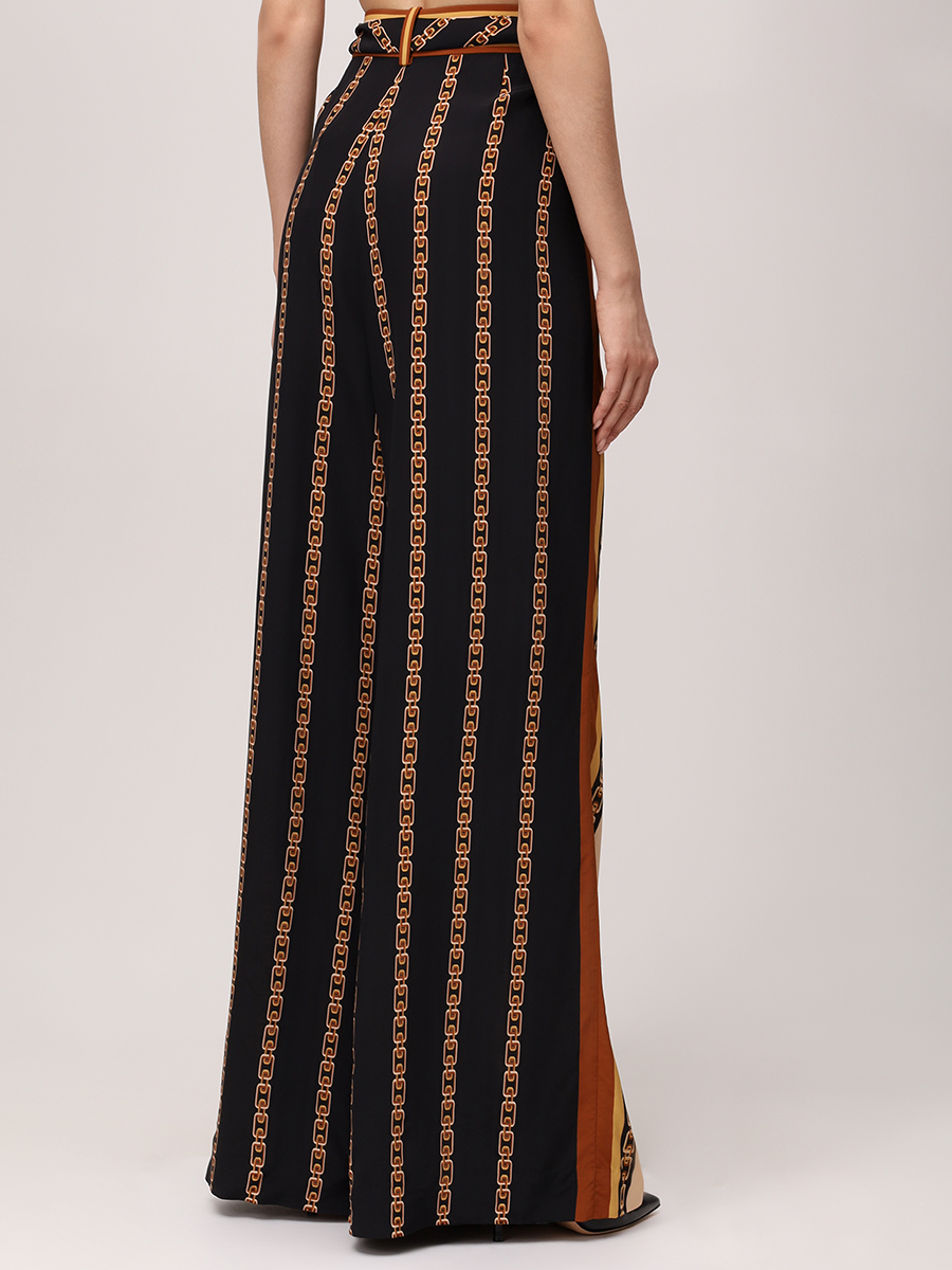 Брюки из вискозы и шелка