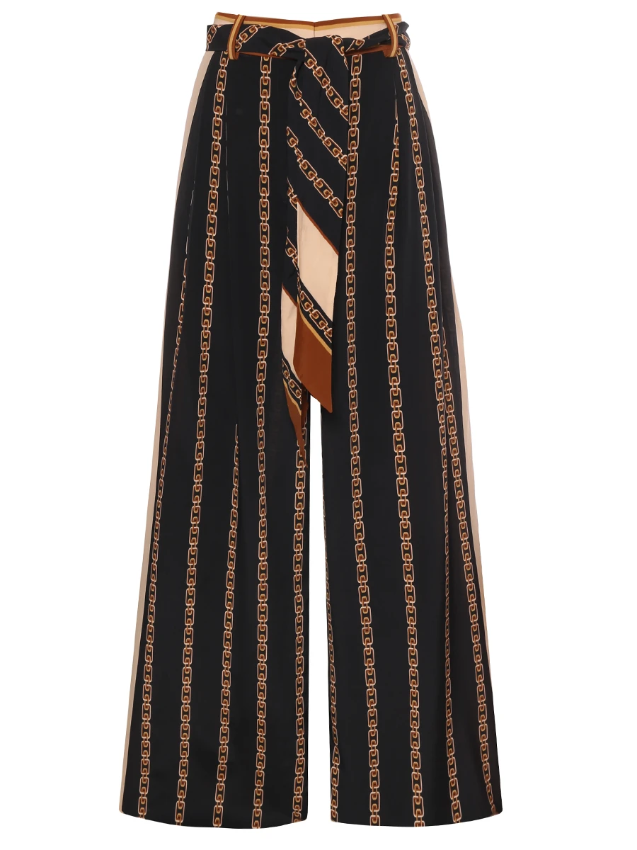 Брюки из вискозы и шелка