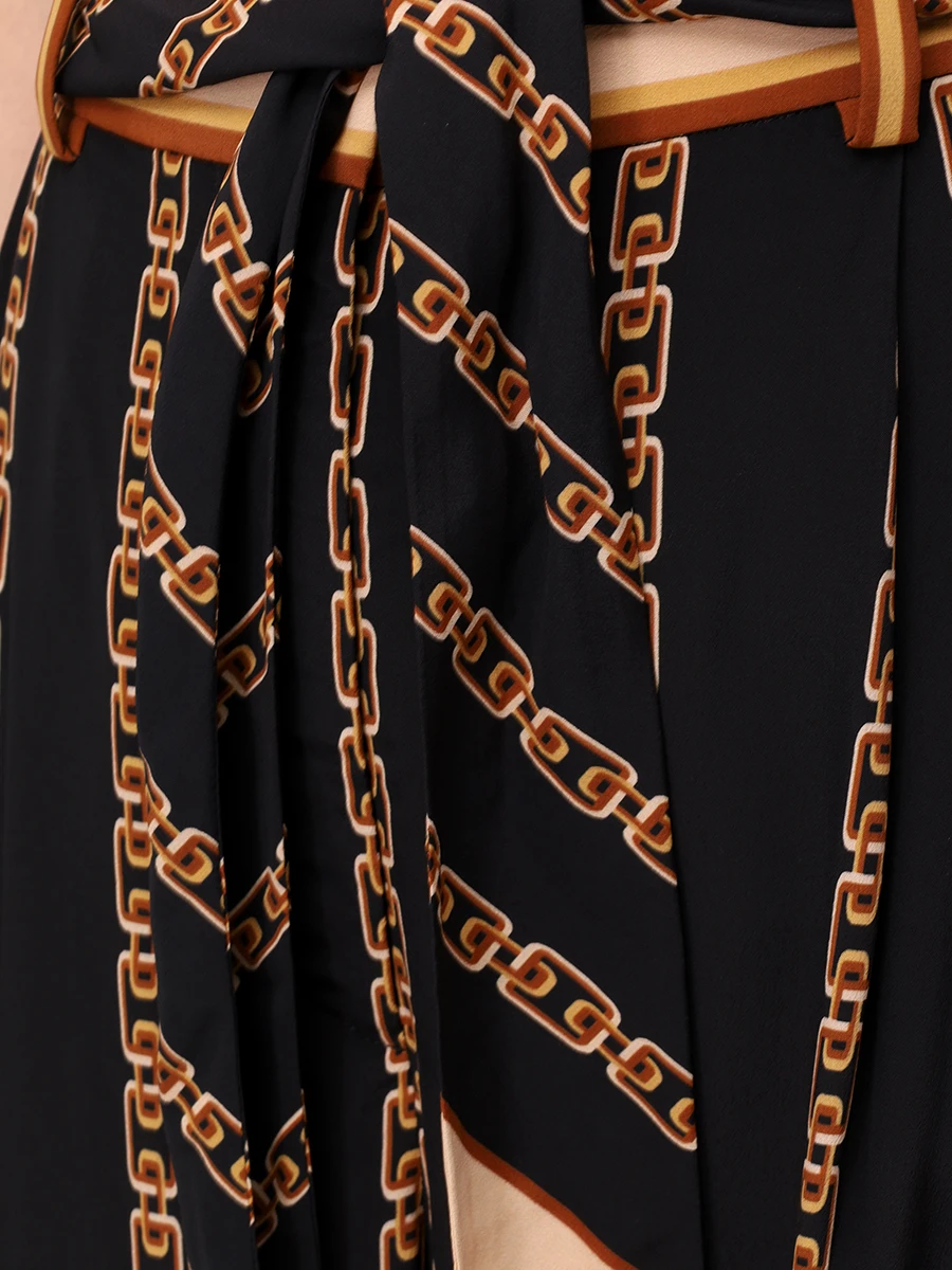 Брюки из вискозы и шелка