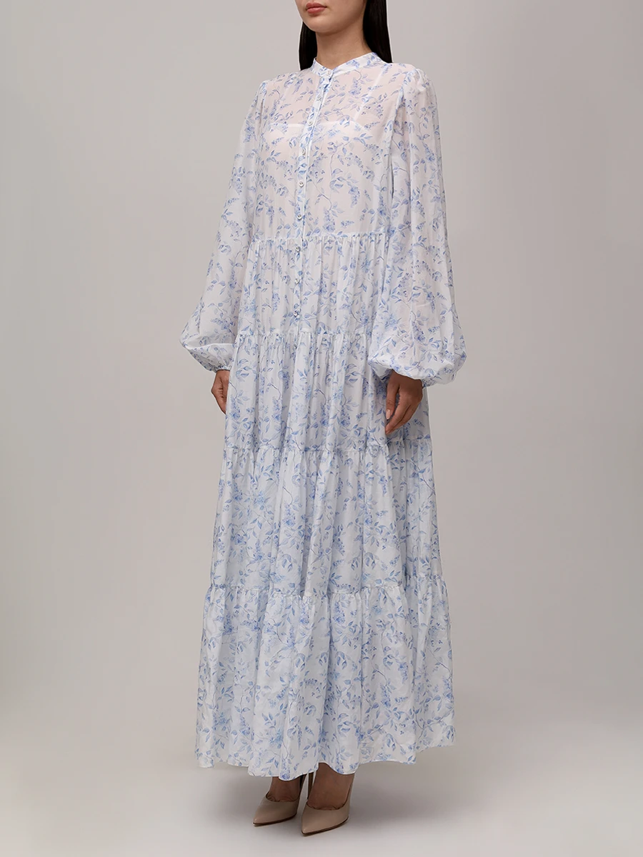 Платье из хлопка и шелка Gerbera