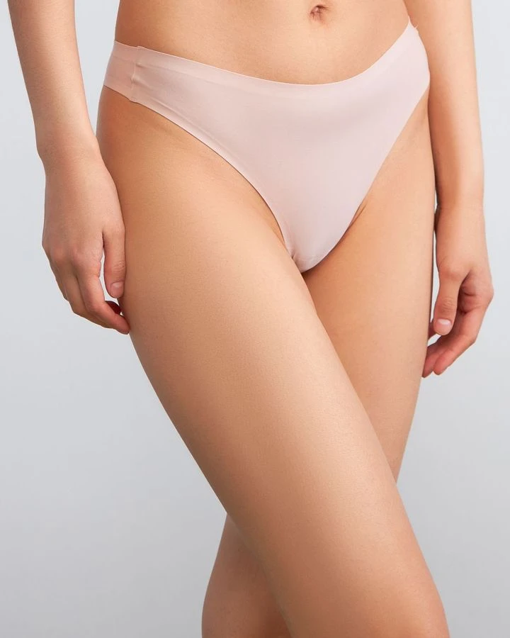 Трусы-стринг однотонные