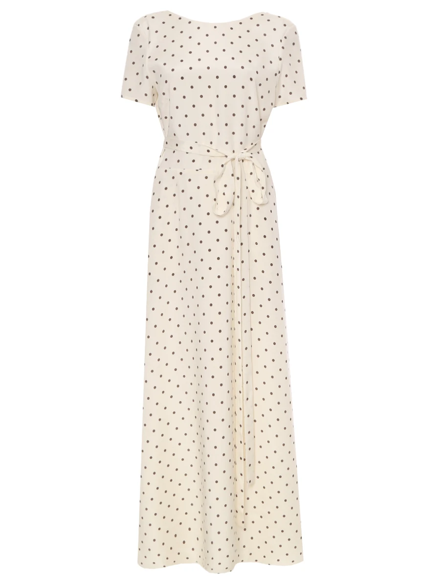 Платье из шелка и вискозы