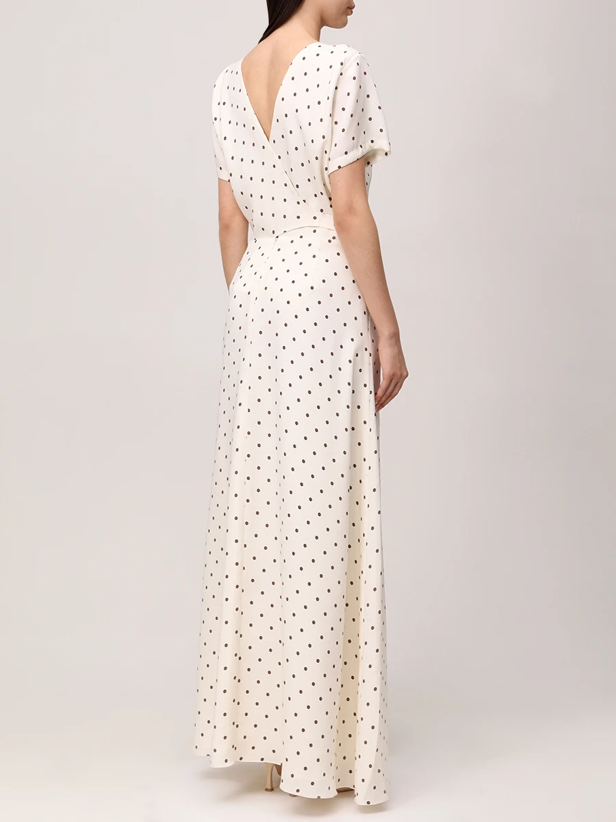 Платье из шелка и вискозы