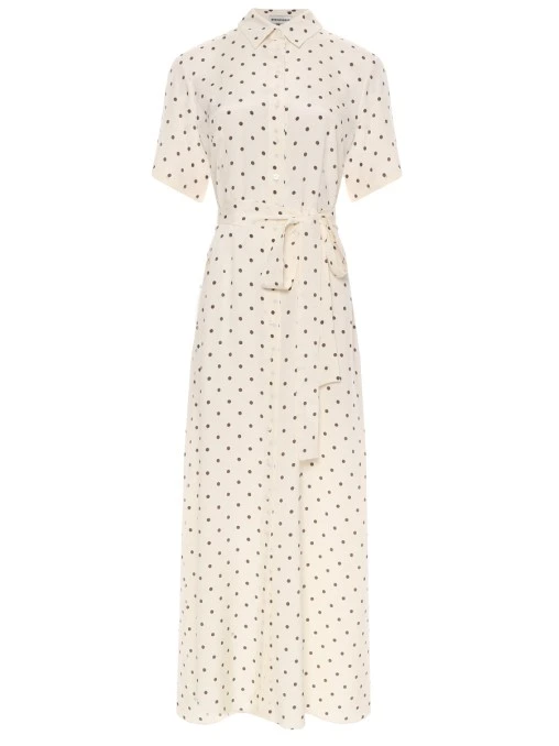 Платье из шелка и вискозы SASHAVERSE