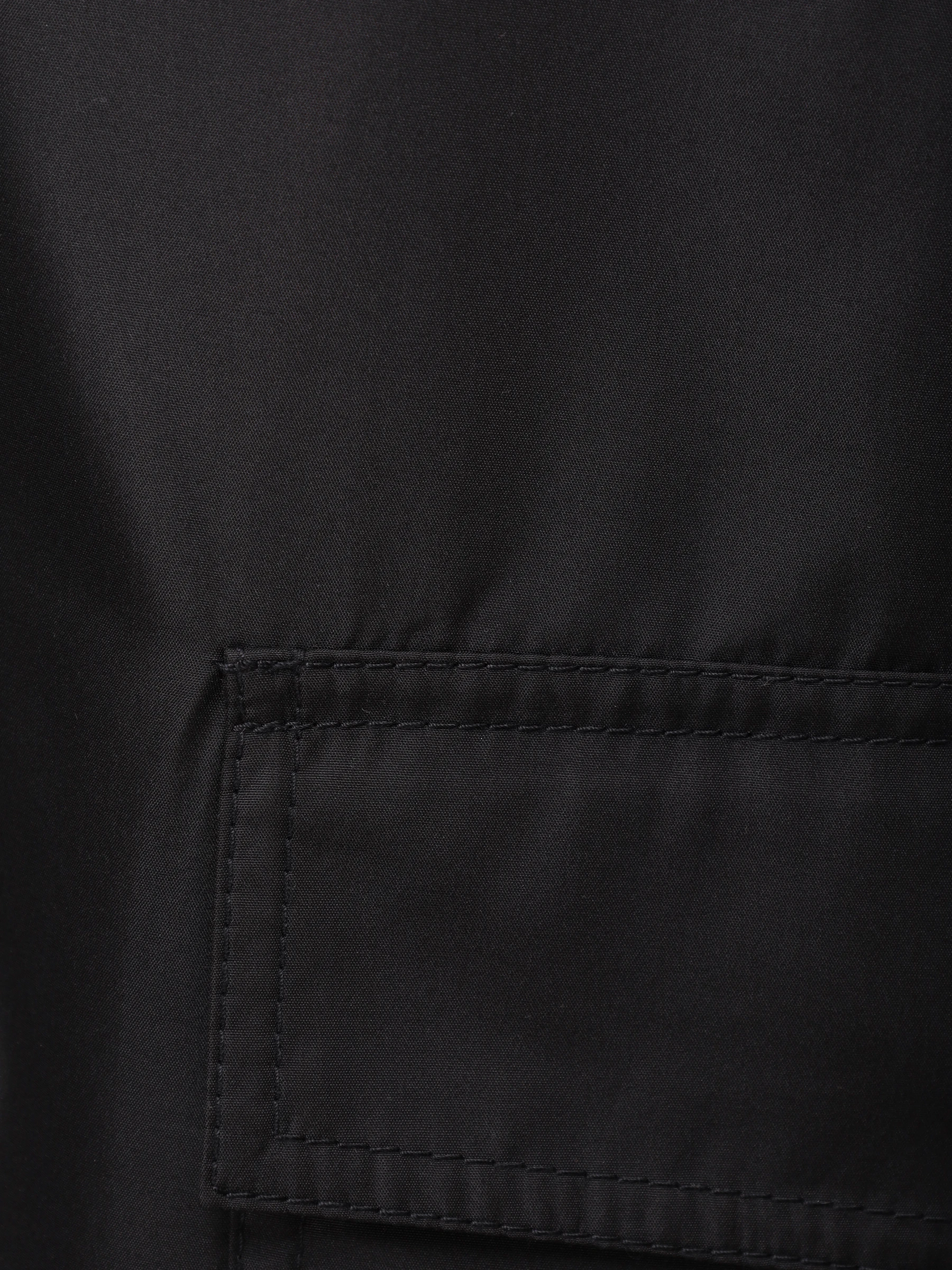 Парка шелковая с мехом ласки и рыси