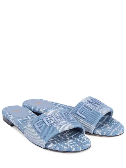 Шлепанцы текстильные Sunshine FENDI