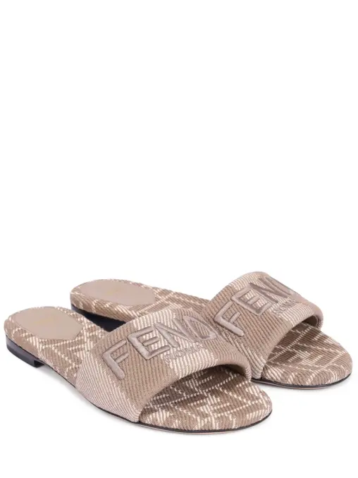 Шлепанцы текстильные Sunshine FENDI