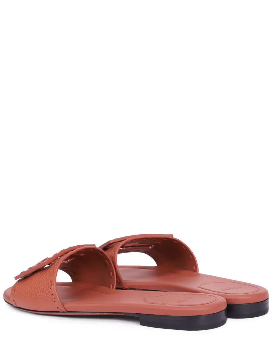 Шлепанцы кожаные Baguette