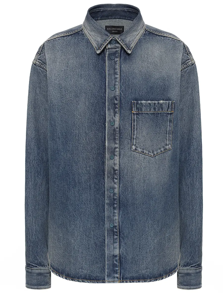 Рубашка джинсовая