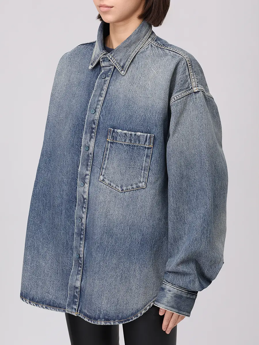 Рубашка джинсовая