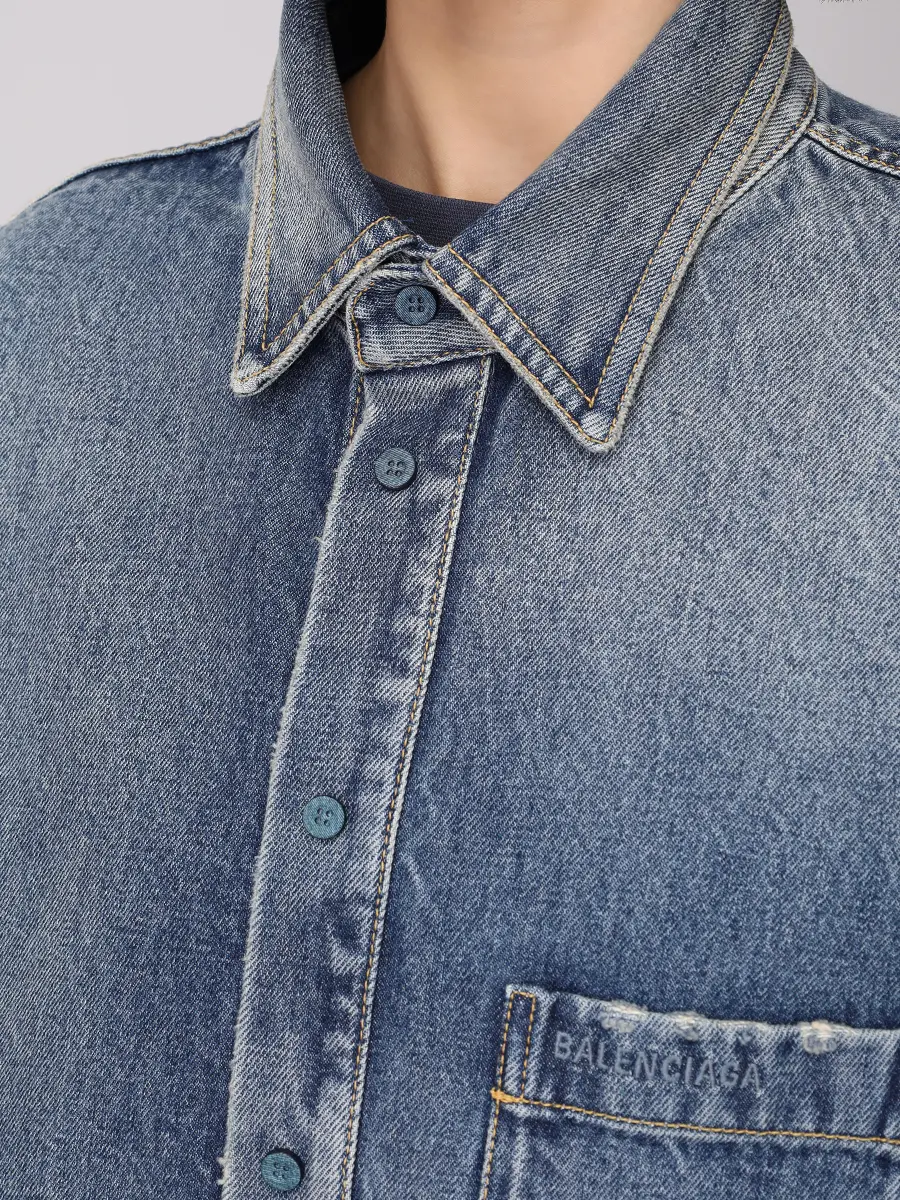 Рубашка джинсовая