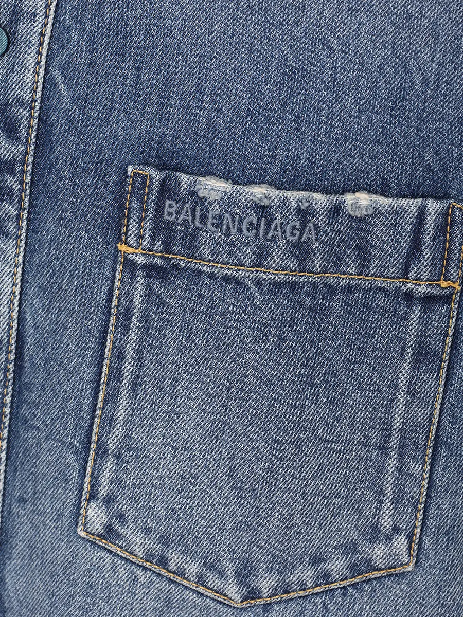 Рубашка джинсовая