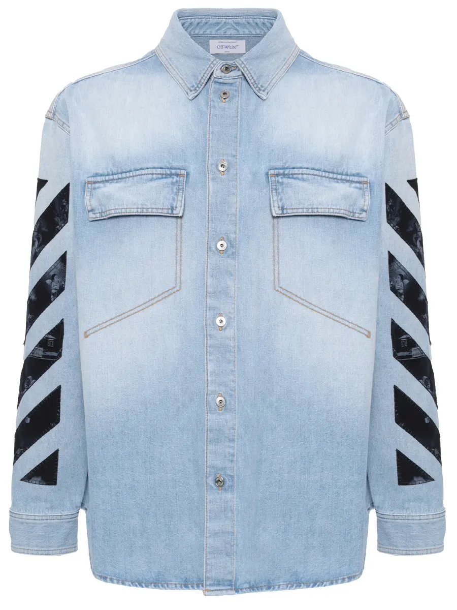 Рубашка джинсовая