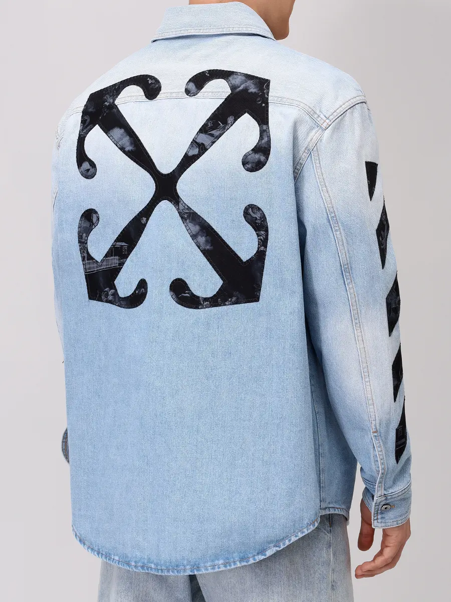 Рубашка джинсовая