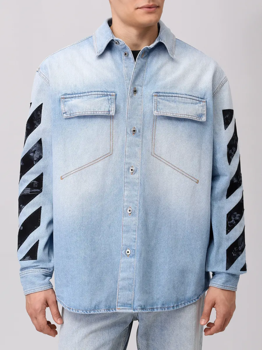 Рубашка джинсовая