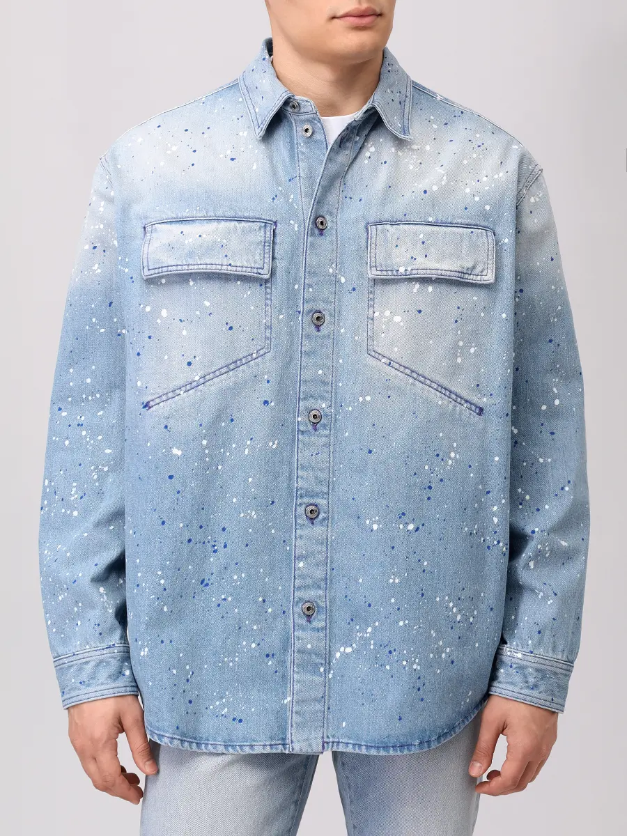 Рубашка джинсовая