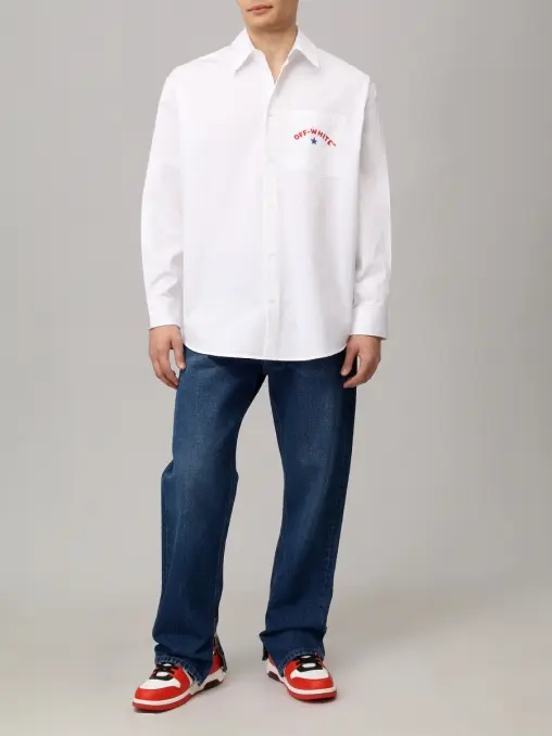 Рубашка хлопковая OFF-WHITE